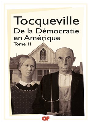 cover image of De la démocratie en Amérique, Tome 2